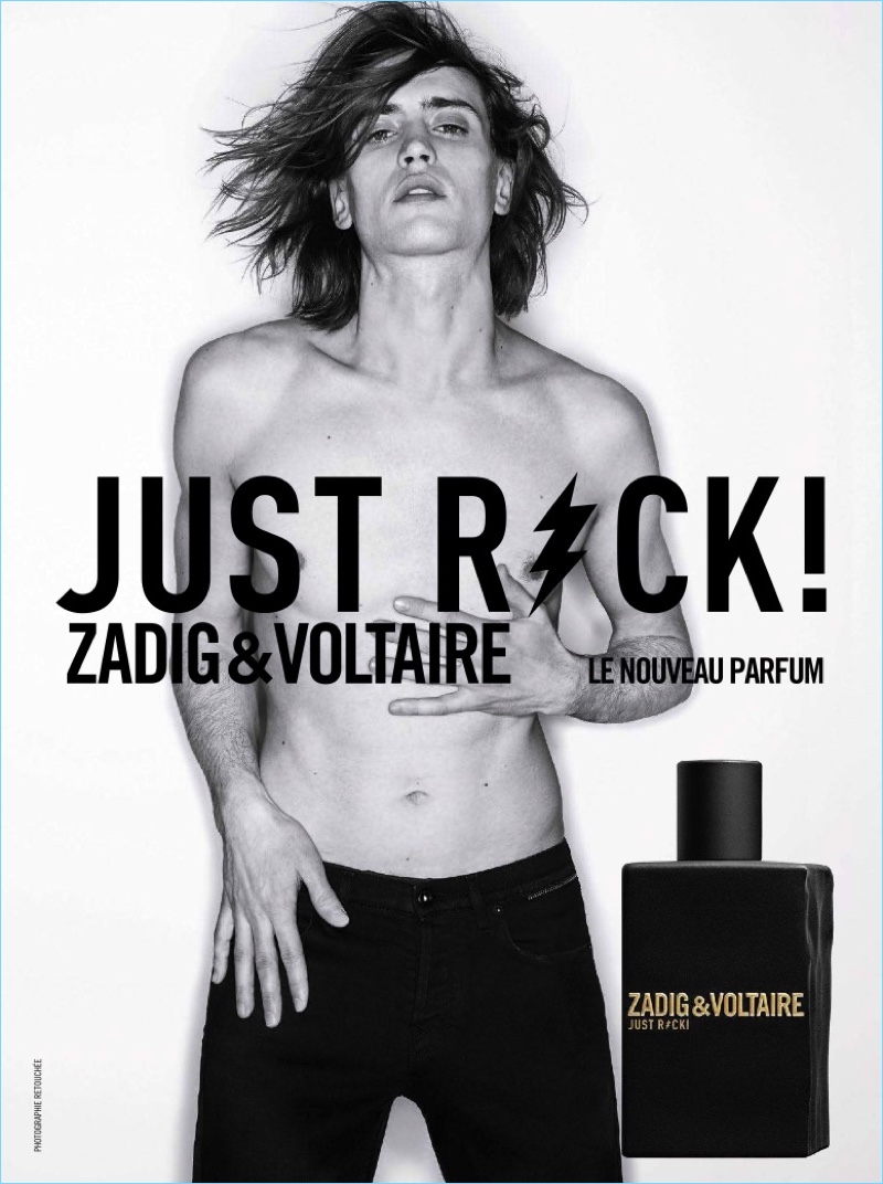 Sam Lammar fronts Zadig & Voltaire's fragrance campaign.