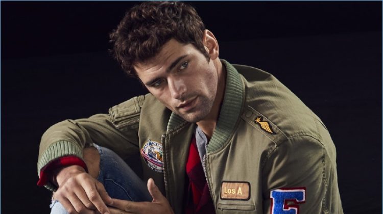 Sean O’Pry Rocks Denim for Bloomingdale’s