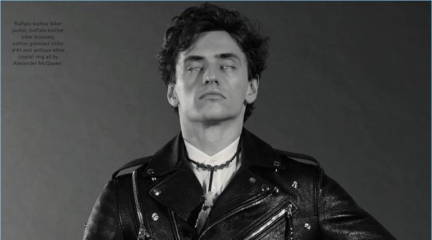 Sergei Polunin Covers Another Man, Rocks Leather Fashions Sergei Polunin Covers Another Man, Rocks Leather Fashions