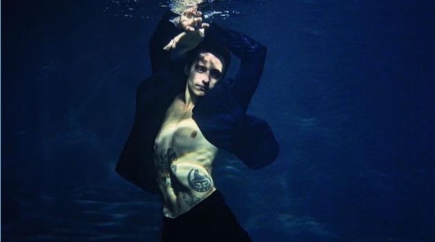Sergei Polunin Goes Underwater for Vanity Fair Italia