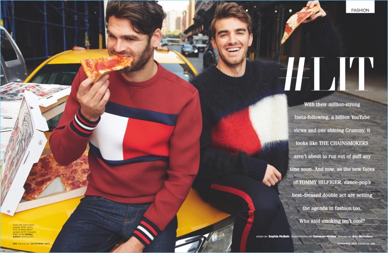 The Chainsmokers wear Hilfiger Edition for the pages of British GQ.