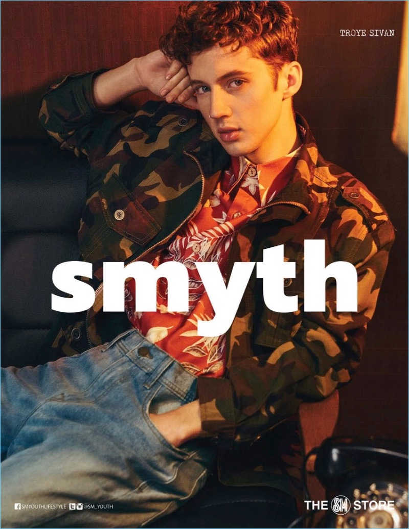 Troye Sivan fronts Smyth's fall-winter 2017 campaign.