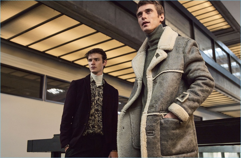 Models Douglas Neitzke and Clément Chabernaud come together for Zara Man's latest editorial.