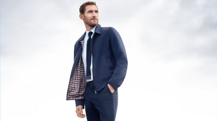 Will Chalker Reunites with Aquascutum for Spring ’18 Campaign