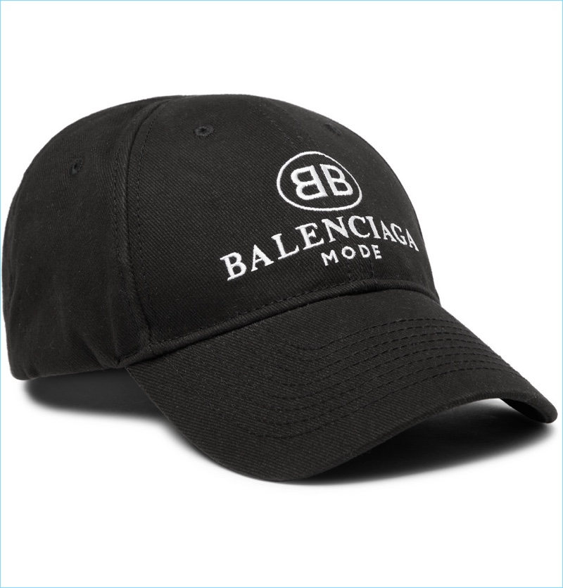 Balenciaga Embroidered Cotton-Twill Baseball Cap