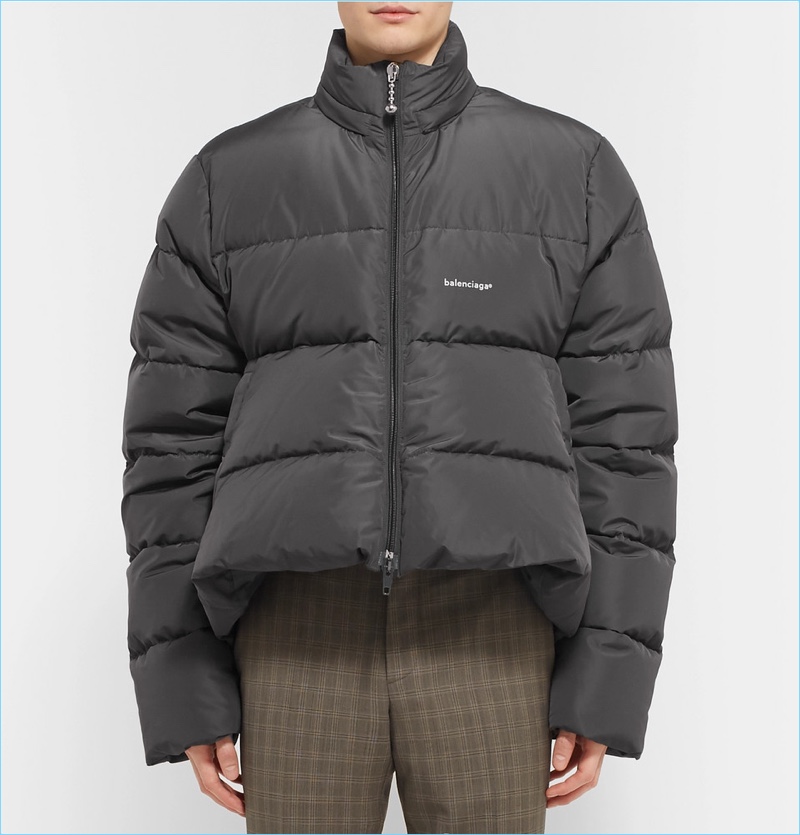 Balenciaga Oversized Quilted Shell Down Jacket