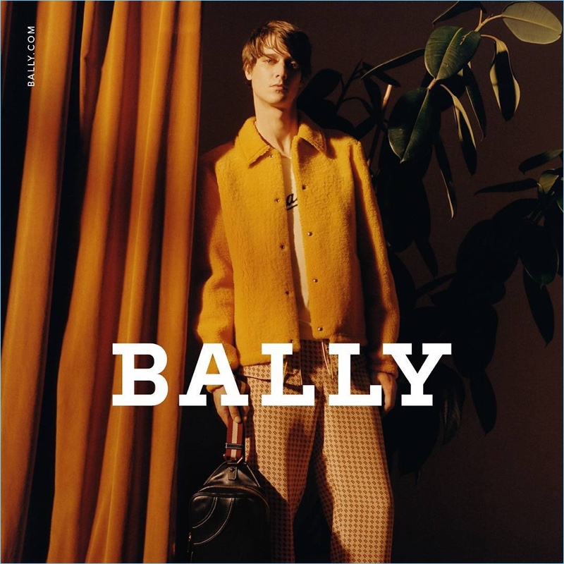 Marc-André Turgeon fronts Bally's spring-summer 2018 men's campaign.