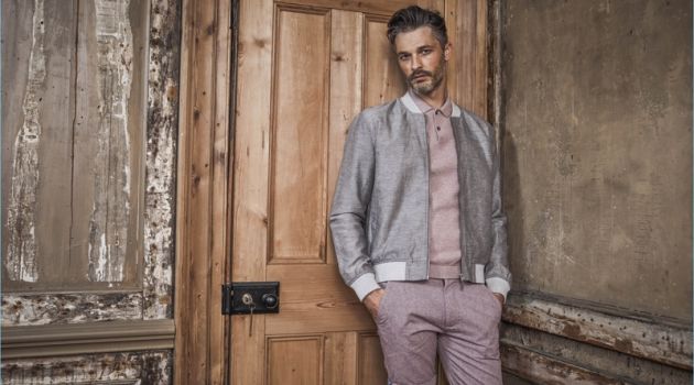 Ben Hill Embraces Smart Spring Fashions from Matalan Ben Hill wears dusty hues for Matalan's spring-summer 2018 outing.