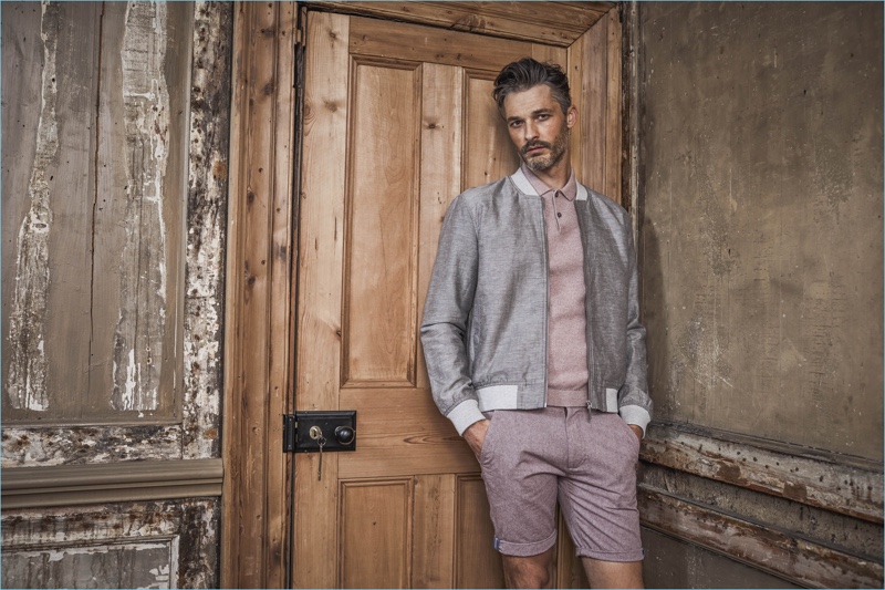 Ben Hill wears dusty hues for Matalan's spring-summer 2018 outing.