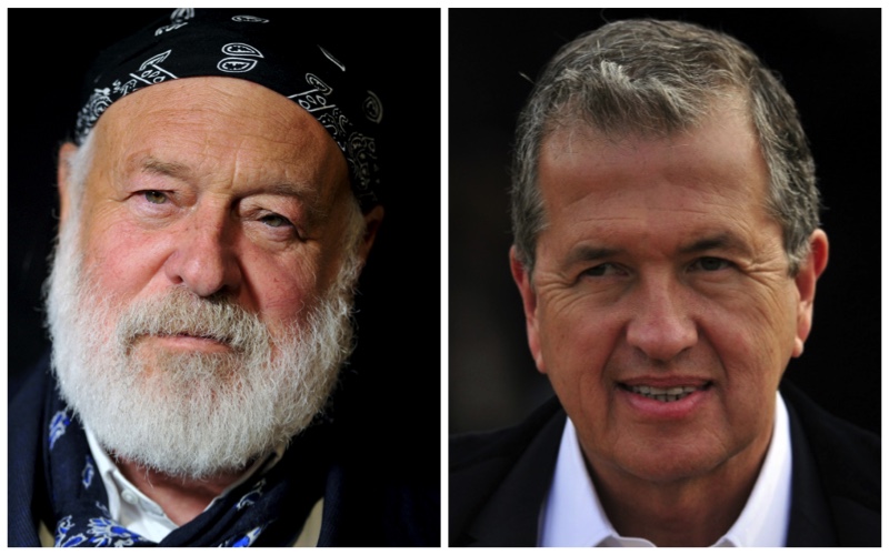 Pictured Left to Right: Bruce Weber and Mario Testino