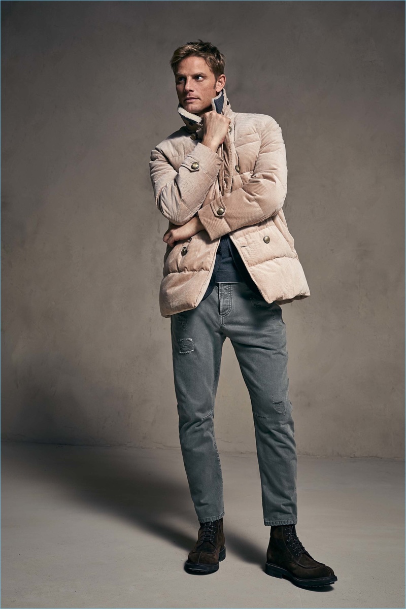 Brunello Cucinelli Fall 2018 Men's Collection Lookbook Jarrod Scott