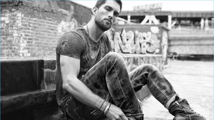 Tobias Sørensen Rocks Denim for Buffalo David Bitton