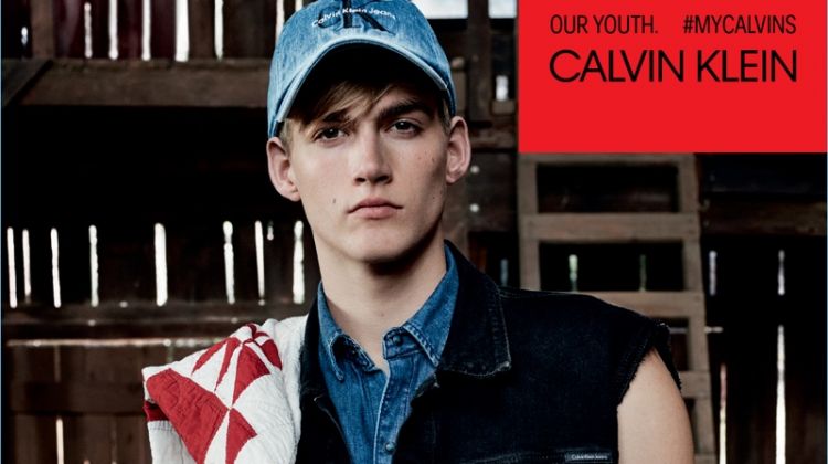 Presley Gerber fronts Calvin Klein Jeans' spring-summer 2018 campaign.