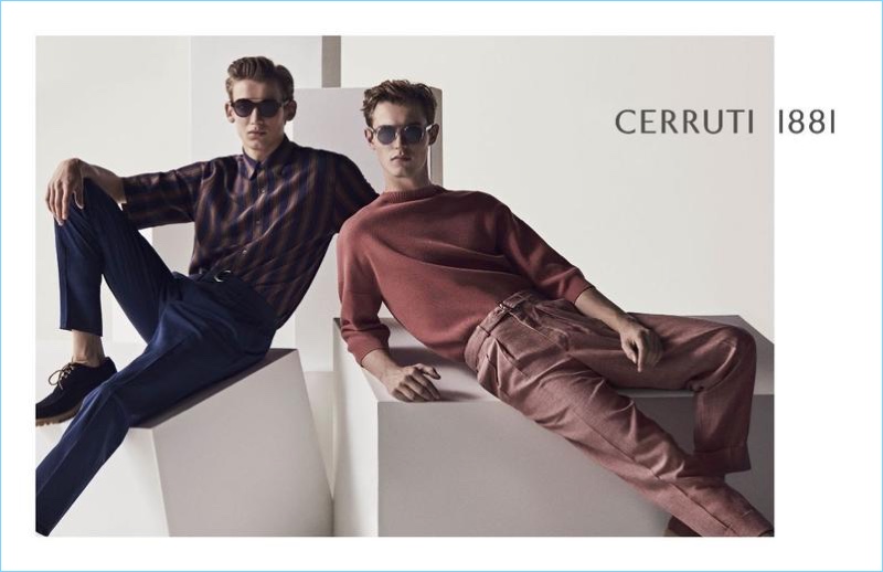 Christopher Einla and Kit Butler star in Cerruti 1881's spring-summer 2018 campaign. » Kit Butler, Christopher Einla + More Front Cerruti 1881 Spring '18 Campaign Christopher Einla and Kit Butler star in Cerruti 1881's spring-summer 2018 campaign.