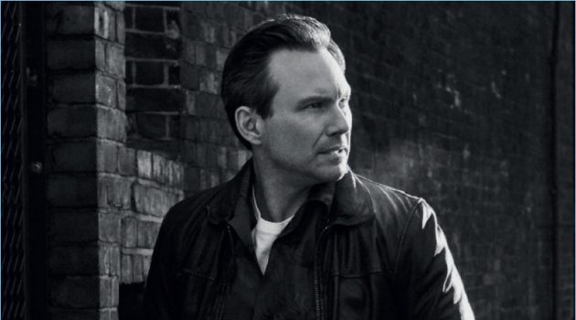 Christian Slater Steps Out in Chic Styles for L'Officiel Hommes Paris Starring in a new photo shoot, Christian Slater wears a Schott jacket with a Louis Vuitton shirt, Berluti t-shirt, and Dior Homme pants.