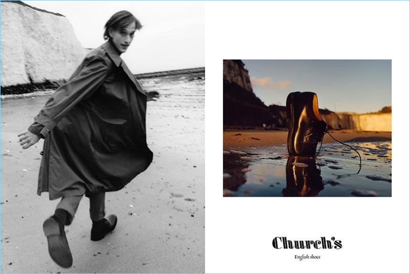 Rogier Bosschaart stars in Church's spring-summer 2018 campaign.