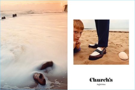 Rogier Bosschaart is Beach-Bound for Church's Spring '18 Campaign