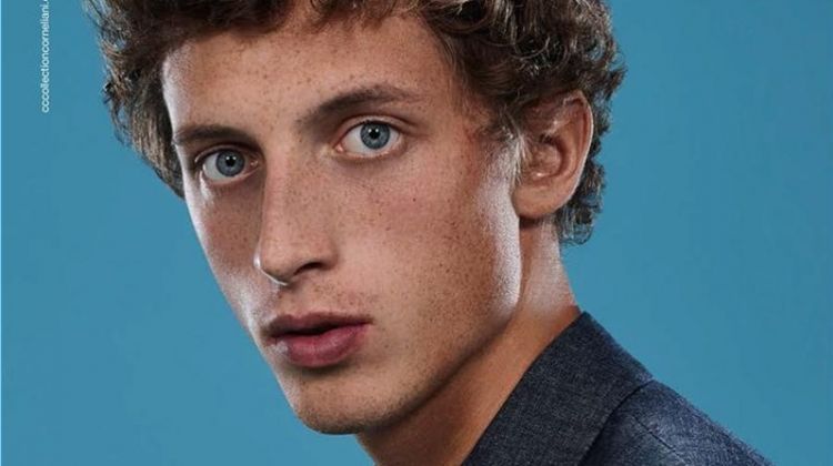 Alexis Maçon-Dauxerre Fronts Corneliani CC Collection Spring ’18 Campaign