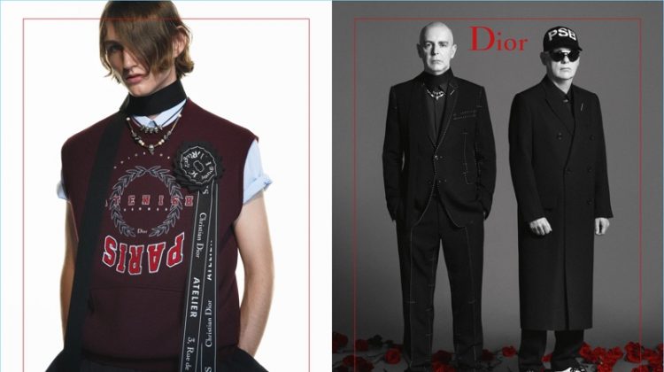 Dior Homme enlists Henry Rausch and The Petshop Boys as the stars of its spring-summer 2018 campaign.