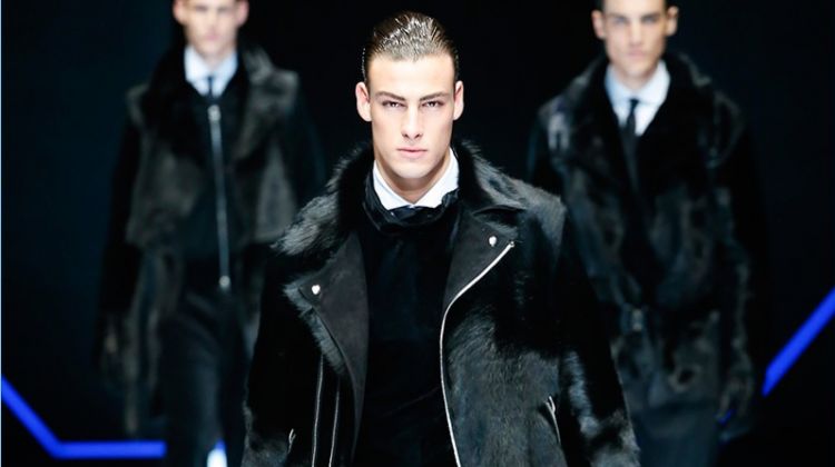 Emporio Armani Delivers Dark Urban Style for Fall ’18 Collection