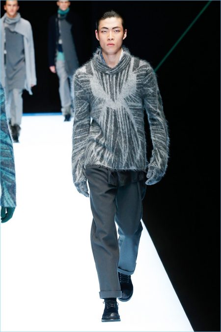 Emporio Armani Fall Winter 2018 Mens Runway Collection 030