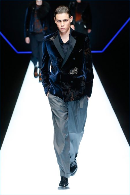 Emporio Armani Fall Winter 2018 Mens Runway Collection 062