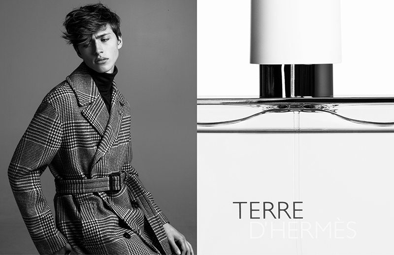 Belted into a stunning Hermès coat, Sep sits for a portrait.