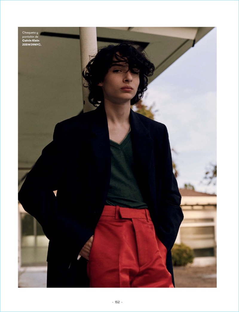 Stranger Things actor Finn Wolfhard wears Calvin Klein.