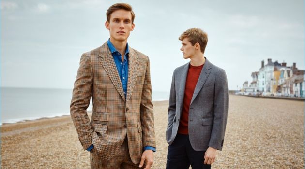 Chris Doe & Hamish Quigley Embrace British Summer for Gieves & Hawkes '18 Campaign Models Chris Doe and Hamish Quigley front Gieves & Hawkes' spring-summer 2018 campaign.