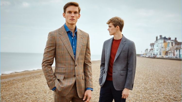 Chris Doe & Hamish Quigley Embrace British Summer for Gieves & Hawkes ’18 Campaign