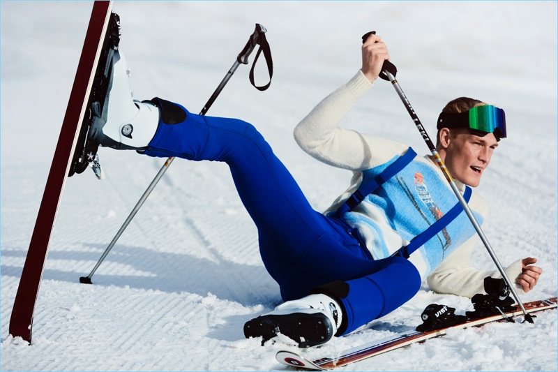 Harry Goodwins Hits the Slopes with Spanish GQ
