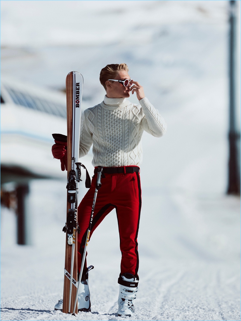 Harry Goodwins Hits the Slopes with Spanish GQ