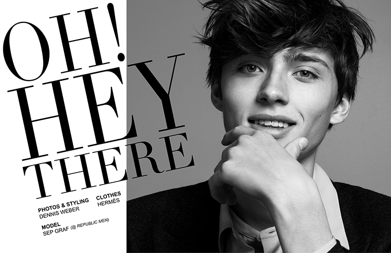 Fashionisto Exclusive: Sep Graf photographed by Dennis Weber in Hermès