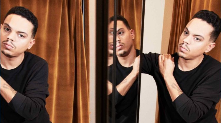 Evan Ross Rocks J Brand’s Icons Collection