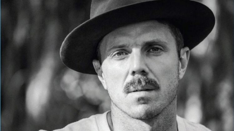 Jake Shears wears a Levi's Vintage Clothing shirt with a Worth & Worth hat.