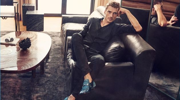 Clément Chabernaud Embraces Mod-Inspired Style for Jimmy Choo Spring '18 Campaign Clément Chabernaud dons Jimmy Choo's "Tim" loafers for the brand's spring-summer 2018 campaign.