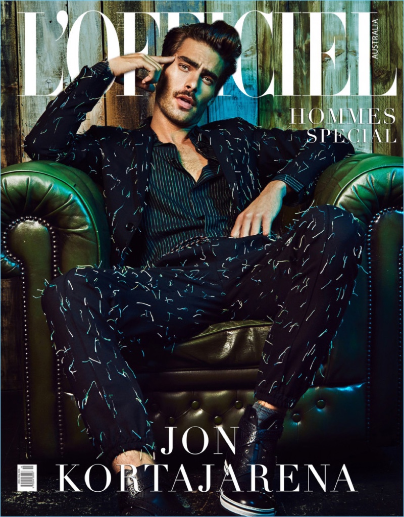 Jon Kortajarena LOfficiel Australia 2018 Cover Photo Shoot 001