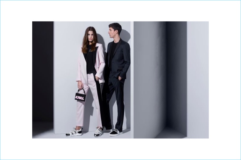 Luna Bijl and Nicolas Ripoll star in Karl Lagerfeld's spring-summer 2018 campaign.