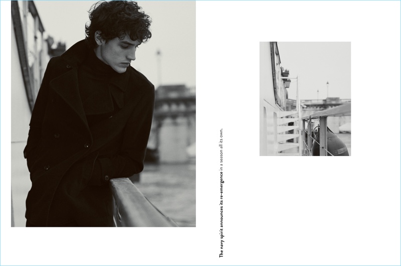 Gregory Harris photographs Federico Novello for Massimo Dutti.