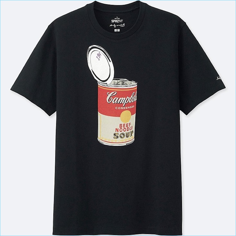 UNIQLO SPRZ NY Silver Factory Graphic Campbell's Andy Warhol T-Shirt