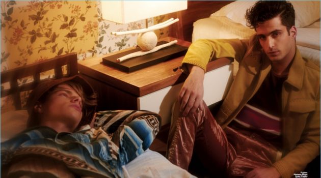 After Hours: Janice Fronimakis & Julian K for Men's Folio After Hours: Janice Fronimakis & Julian K for Men's Folio