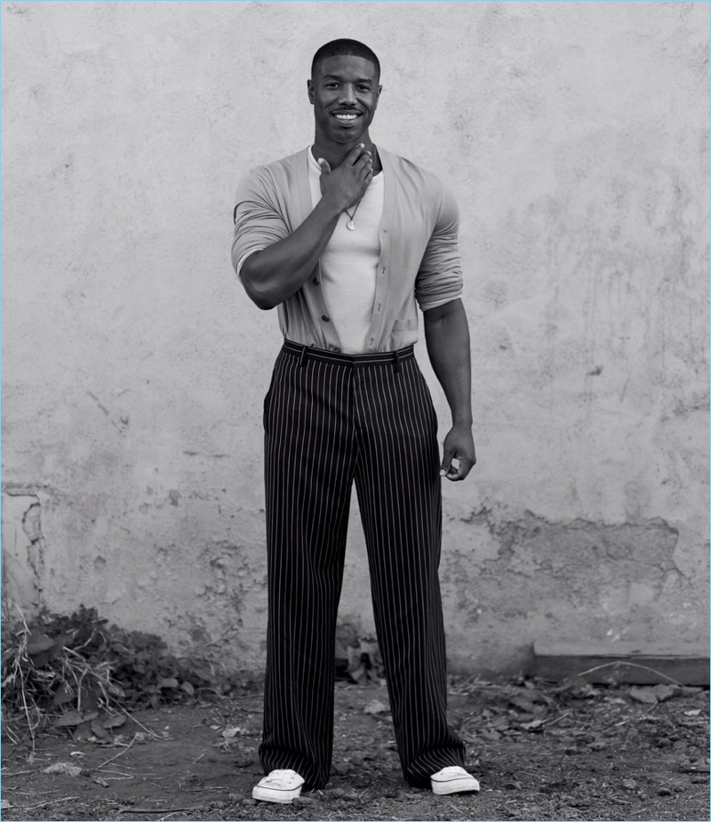 Actor Michael B. Jordan stars in a photo shoot for WSJ. magazine.