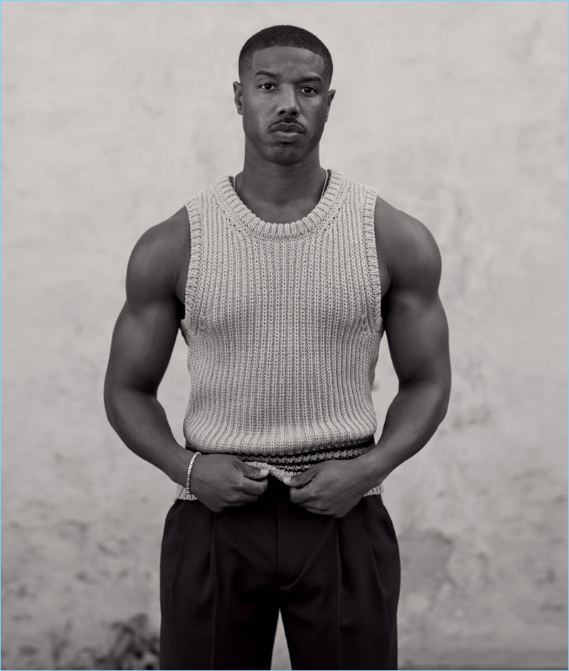 Ethan James Green photographs Michael B. Jordan for WSJ. magazine.