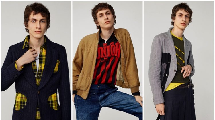 Henry Kitcher models must-have vintage styles for Farfetch.