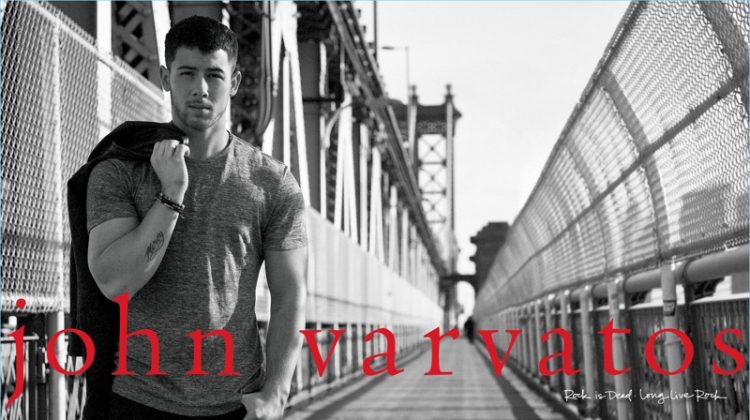 Nick Jonas Stars in John Varvatos Spring ’18 Campaign