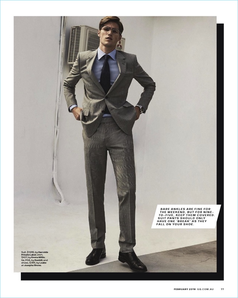 Nick Truelove | GQ Australia | 2018 | Editorial | Men's Suits