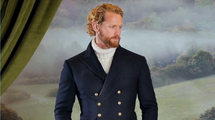 Ralph Lauren Purple Label Channels Elegant Military Style for Fall ’18 Collection