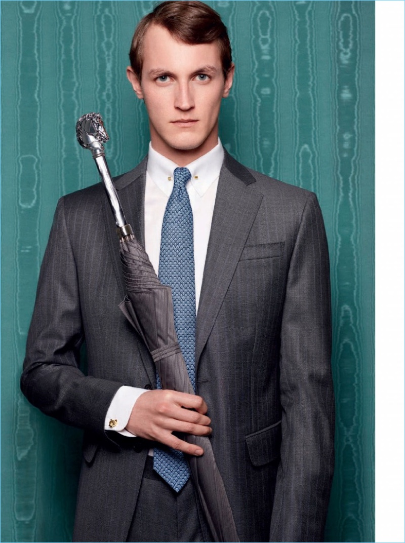 Rutger Schoone Dons Smart Suits for Esquire España