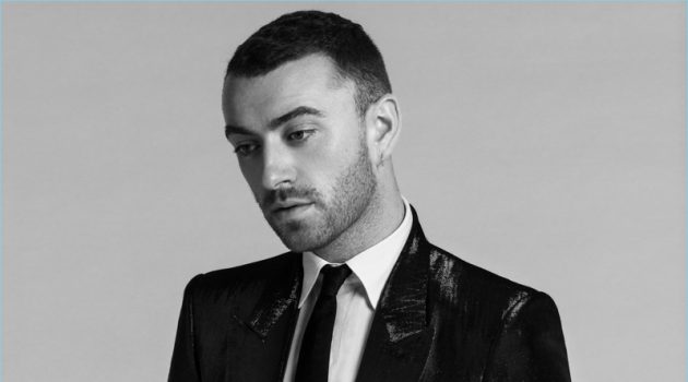 Sam Smith Covers V Magazine, Dishes on Relationship Donning a suit, Sam Smith wears Givenchy.