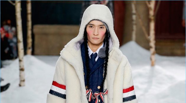 Thom Browne Channels Winter School Days for Fall '18 Collection Thom Browne Channels Winter School Days for Fall '18 Collection